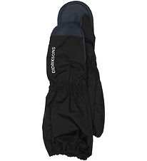 Didriksons Mittens w. Fleece - Shell - Black