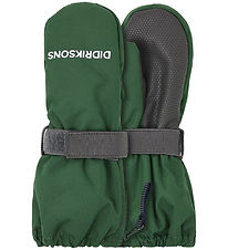 Didriksons Luffer m. Fleece - Biggles Zip - Pine Green m. Lynlås