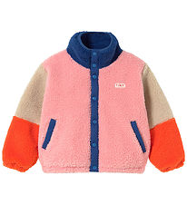 Tiny Cottons Fleecejacke - Color Block Polar - Dark Blue
