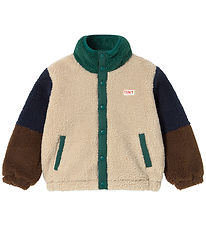 Tiny Cottons Fleecejacke - Color Block Polar - Dark Green