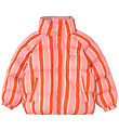 Tiny Cottons Steppjacke - Retro Streifen - Summer Rot/Pink
