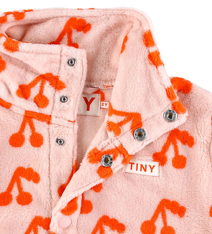 Tiny Cottons Fleece Jacket - Cherries - Wild Rose