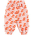 Tiny Cottons Fleece trousers - Cherries - Wild Rose