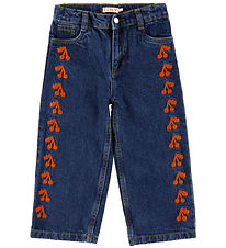 Tiny Cottons Jeans - Cherries - Navy