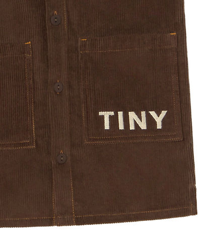 Tiny Cottons Dress - Corduroy - Dark Brown