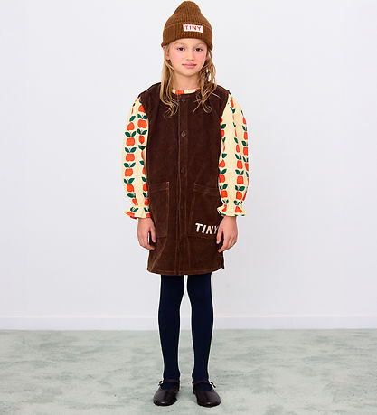 Tiny Cottons Dress - Corduroy - Dark Brown