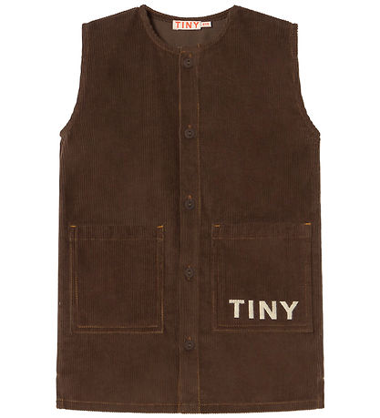 Tiny Cottons Dress - Corduroy - Dark Brown