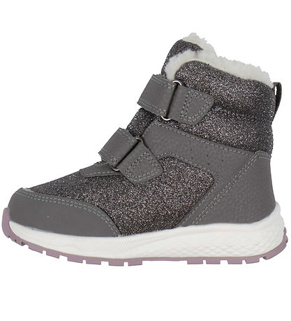Viking Snowboots - Uitrusting Glitter Warm WP 2V - Houtskool/Dus