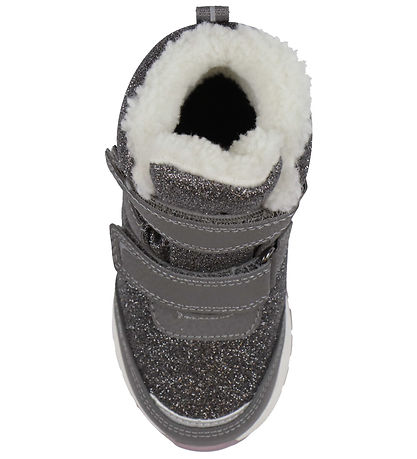 Viking Snowboots - Uitrusting Glitter Warm WP 2V - Houtskool/Dus