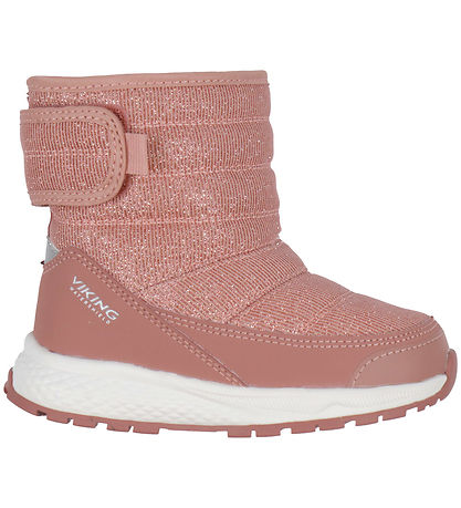Viking Snowboots - Uitrusting Glitter Warm WP Pull-on - Roze