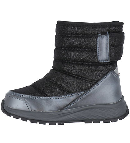 Viking Snowboots - Equip Glitter Warm WP Pull-on - Zwart