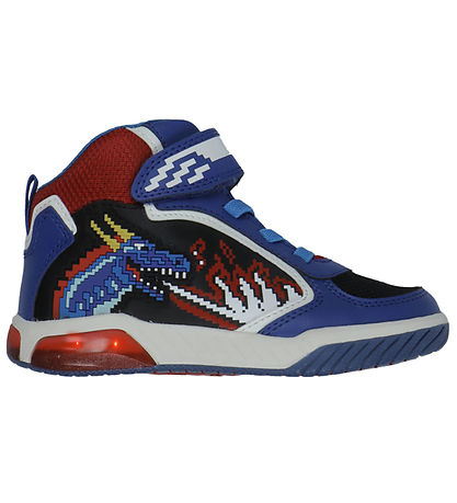 Geox Boots w. Light - J Inek B A - Royal/Red