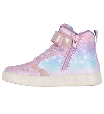 Geox Boots w. Light - Skylin - Pink w. Elsa