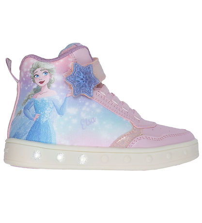 Geox Boots w. Light - Skylin - Pink w. Elsa