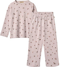 Wheat Pyjama Set - 2 Parts - Mila - Soft Lilac Flowers