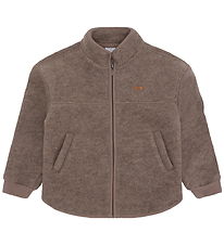 Hust and Claire Fleece Jas - Emi - Wol - Deer Melange