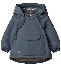 Wheat Winter Coat - Sascha - Grey Blue