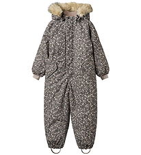 Wheat Snowsuit - Moe - Black Sea Open Flowers