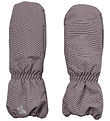Wheat Mittens w. Fleece - Monta - Purple Stone