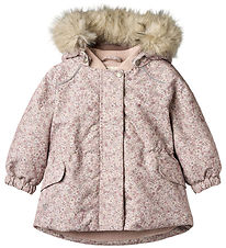 Wheat Winter Coat - Mathilde - Rose Dust Flowers