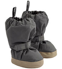 Wheat Outdoor Footies w. Fleece - Black Sea