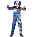 Smiffys Costume - Deluxe Sinister Clown - Blue