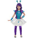 Smiffys Udklædning - Alien Girl - Silver