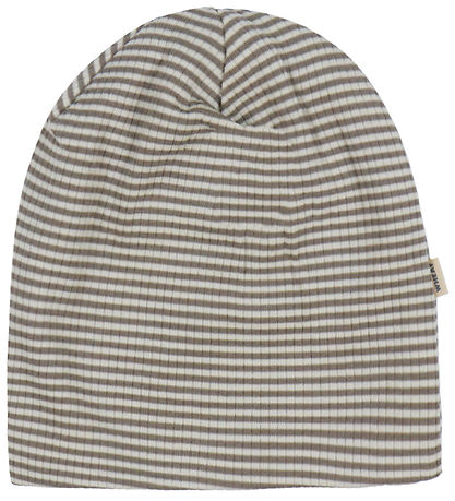 Wheat Beanies - Wool - 2-Pack - Emo - Wood Stripe