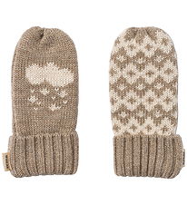 Wheat Lúffur - Ull - Jacquard - Towsi - Grey Camel Melansje M. S