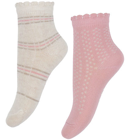 Minymo Socks - 7-Pack - Wild Rose w. Pattern