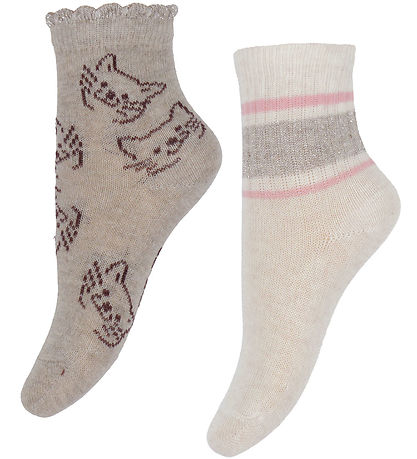 Minymo Socks - 7-Pack - Wild Rose w. Pattern