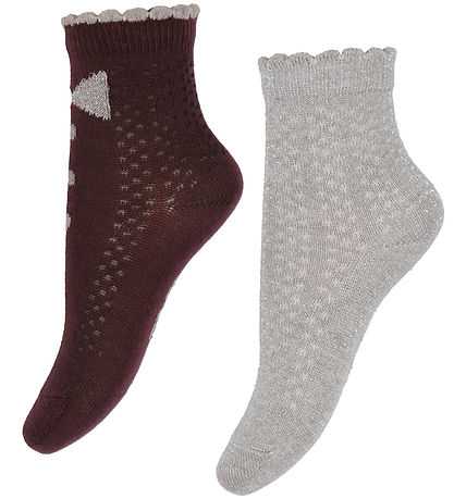 Minymo Socks - 7-Pack - Wild Rose w. Pattern