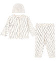 Fanga Fontana Set - Cardigan/Leggings/Muts - Bello - Punto Blue