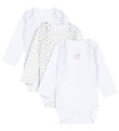 Fanga Fontana Bodysuits l/s - Fio - 3-Pack - Tuli Coeur