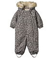 Wheat Snowsuit - Nickie - Black Sea Open Flowers