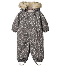 Wheat Snowsuit - Nickie - Black Sea Open Flowers