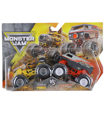 Monster Jam Truck - 1:64 - 2-Pack - Horse Power vs Fastro Van