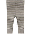 Name It Trousers - Wool/Modal - Rib - NbmWomi - Satellite/STRIPE