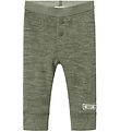 Name It Leggings - Wool/Viscose - NbmWyla - Dried Sage