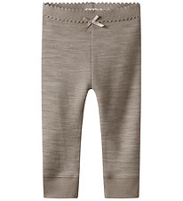 Name It Leggings - Wool/Viscose - NbfWyla - Satellite