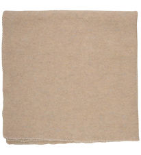 Huttelihut Blanket - Wool fleece - 85x85 cm - Camel Melange
