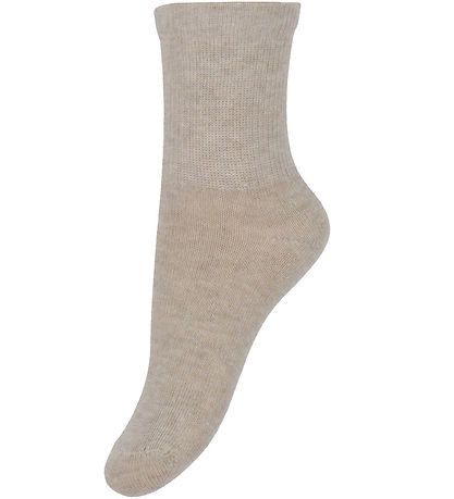 Minymo Socks - 2-Pack - Nose - Silver Mink Melange