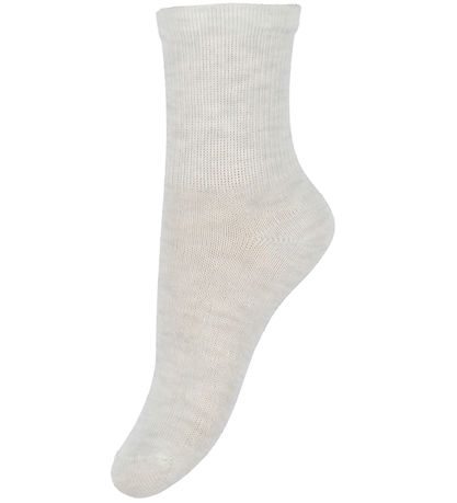 Minymo Socks - 2-Pack - Nos - Silver Birch Melange