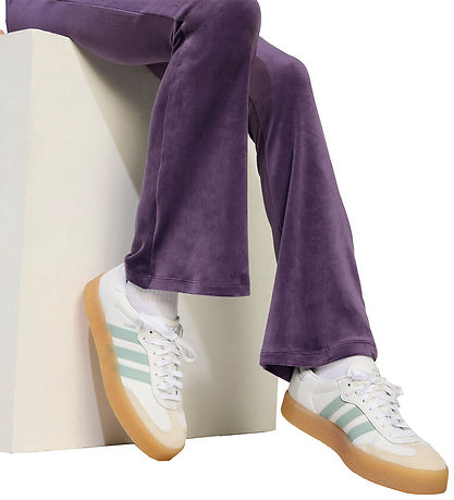 adidas Originals Velourbyxor - Aurora Plum/Vit