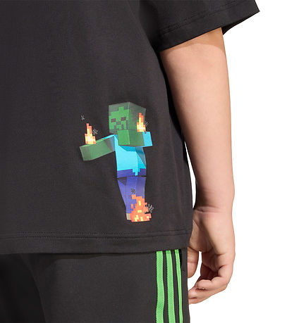 adidas Originals T-shirt - Svart m. Minecraft