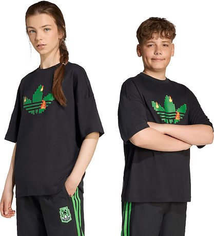 adidas Originals T-shirt - Svart m. Minecraft