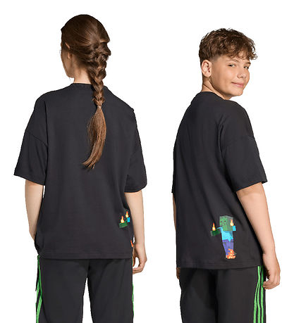adidas Originals T-shirt - Svart m. Minecraft