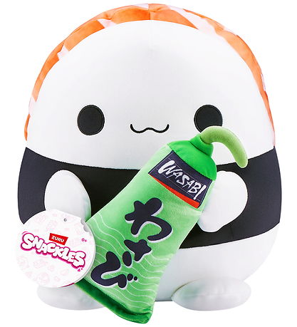 Snackles Soft Toy - 35 cm - The salmon Eva w. Wasabi