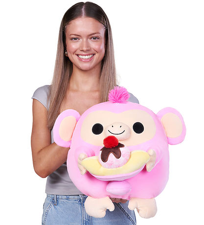 Snackles Soft Toy - 35 cm - Monkey Ellie w. Banana split