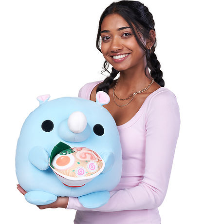 Snackles Soft Toy - 35 cm - Humphrey the Rhino w. Ramen